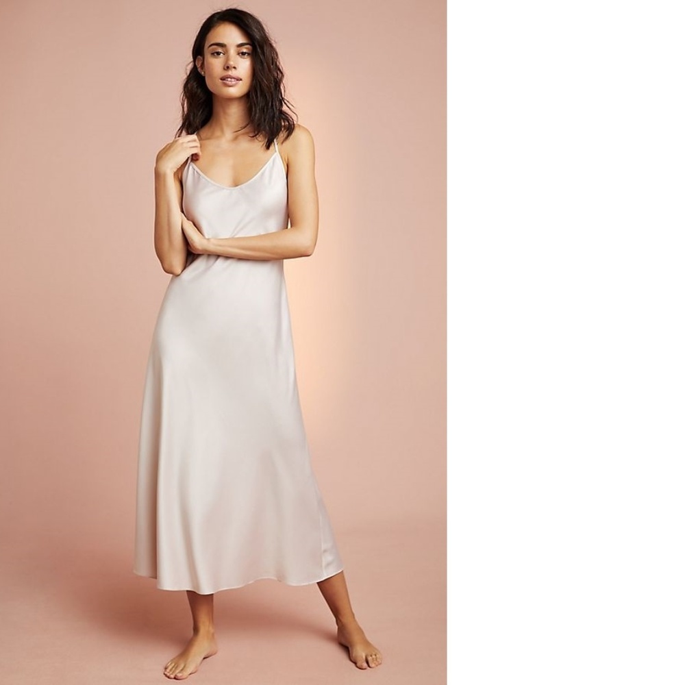 new Anthropologie Juliette Slip Dress